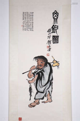 chinese painting by qi baishi