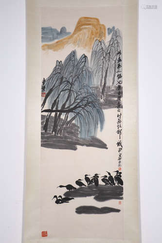 chinese painting by qi baishi