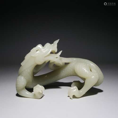 chinese hetian jade dragon ornament