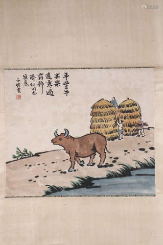 chinese painting by zikai