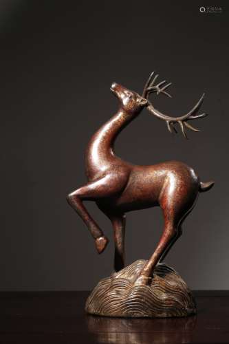 chiense bronze deer ornament