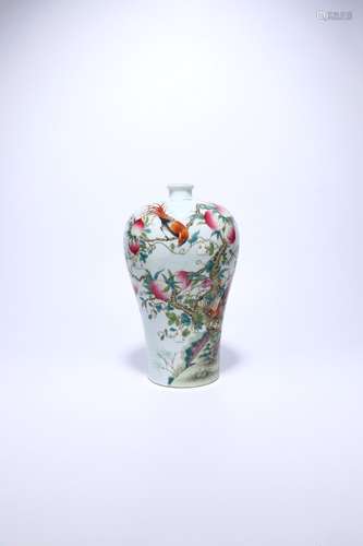 chinese famille rose porcelain meiping