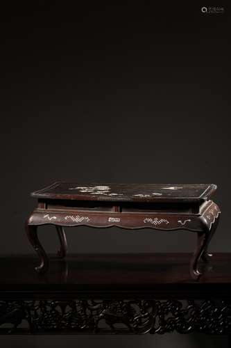 oversea backflow chinese lacquered wood table