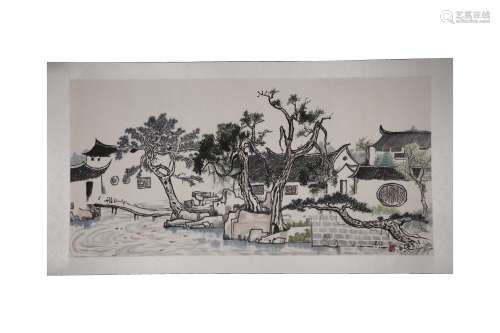 chinese painting by wu guanzhong