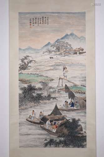 chinese painting by wu qingxia