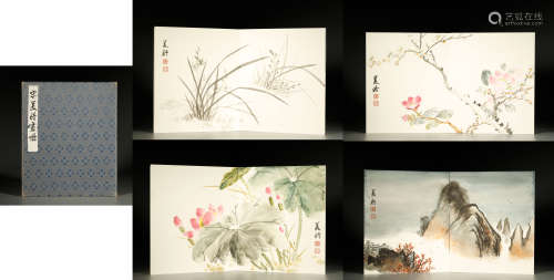 SONG MEILING,CHINESE PAINTING AND CALLIGRAPHY ALBUM