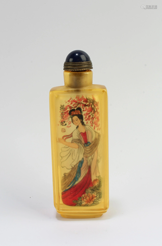 Chinese Peking Glass Snuff Bottle