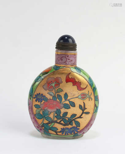 Chinese Peking Glass Snuff Bottle