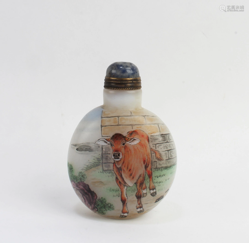 Chinese Peking Glass Snuff Bottle