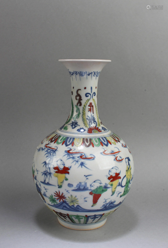 Chinese Doucai Porcelain Vase