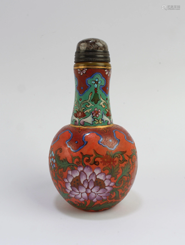 Chinese Peking Glass Snuff Bottle