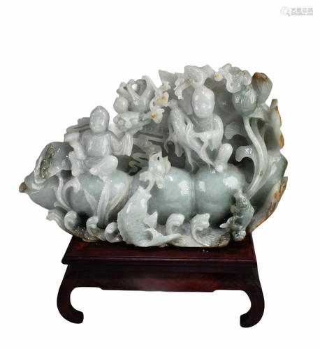 A Carved Jade Ornament