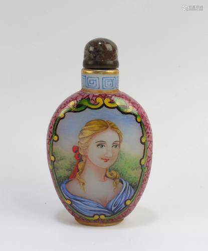 Chinese Peking Glass Snuff Bottle