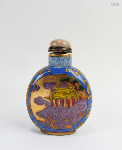 Chinese Peking Glass Snuff Bottle