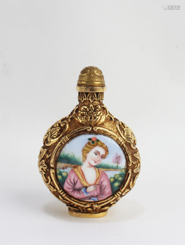 Chinese Enamel Snuff Bottle