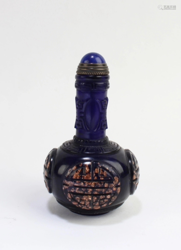 Chinese Peking Glass Snuff Bottle