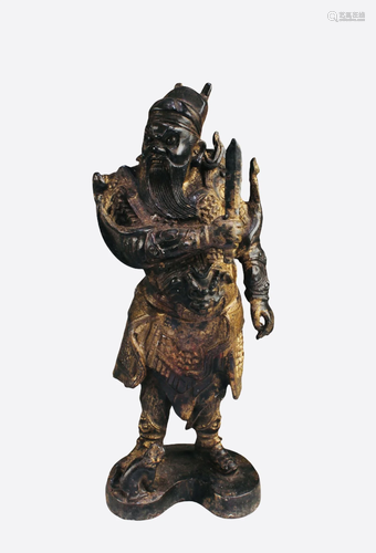 A Bronze Immortal Statue