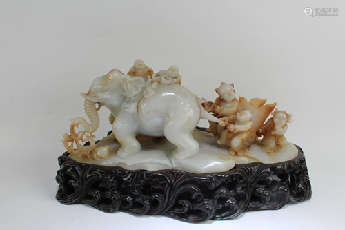 Chinese Jade Carved Ornament