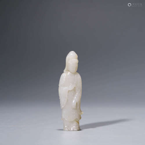 A White Jade Figure Ornament