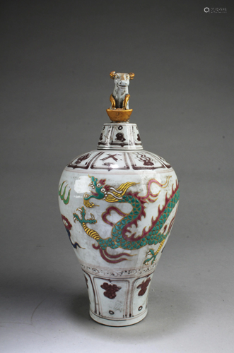 Chinese Porcelain Meiping Vase