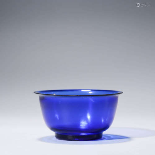 A Blue Glassware Bowl