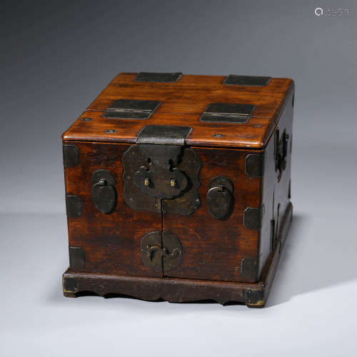 A Huanghuali Wood Carved Box