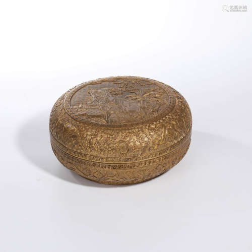 A Gild Bronze Box