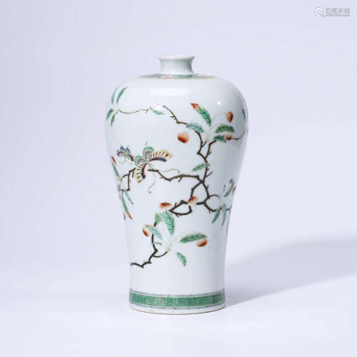 A Famille Rose Plum Blossom Porcelain Meiping