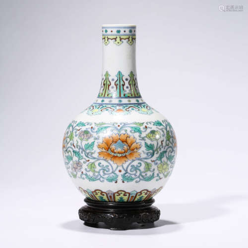 A Doucai Twining Lotus Pattern Porcelain Tianquping