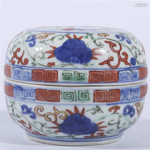 Ming Dynasty Wanli pastel cover box