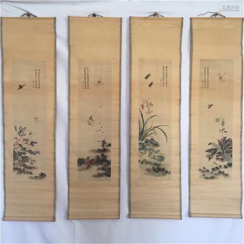 A Set of Chinese Paintings