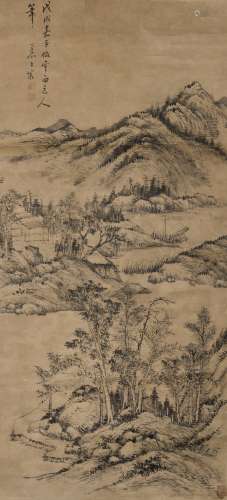WANG CHEN (ATTRIBUTED TO, 1720-1797), LANDSCAPE