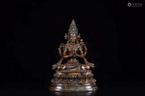 CHINESE BRONZE BUDDHA