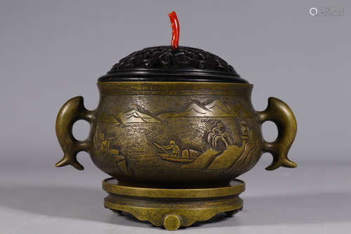 CHINESE BRONZE CENSER