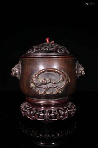 CHINESE BRONZE CENSER