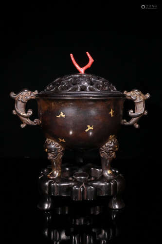 CHINESE BRONZE CENSER