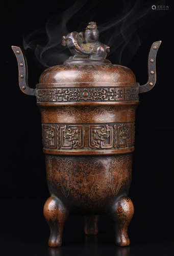 XUANDE MARK, CHINESE BRONZE CENSER