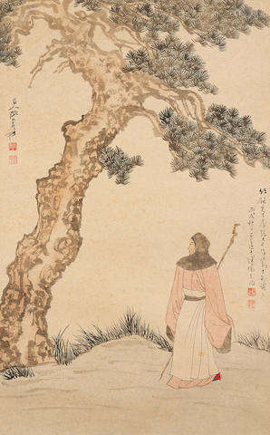 Zhang Daqian (Chang Dai-chien, 1899-1983); Pu Ru (1896-1963)