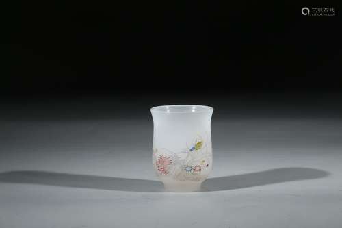 A PEKING GLASS CUP