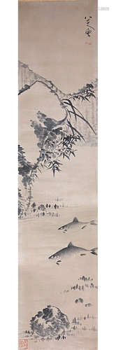 A CHINESE PAINTING BA DA SHANREN MARK