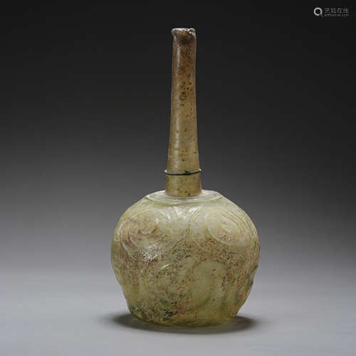 TANG DYNASTY , CHINESE GLASS WARE VASE