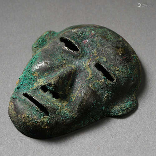 BRONZE MASK, SHANG DYNASTY, CHINA