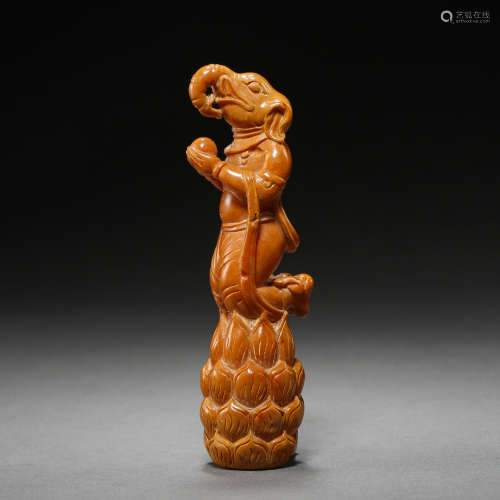 BEESWAX ELEPHANT, LIAO OR JIN DYNASTIES, CHINA