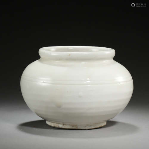 DING WARE WEIQI KENSH CONTAINER, FIVE DYNASTIES, CHINA