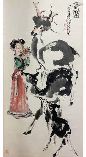 A CHINESE PAINTING CHENG SHIFA MARK