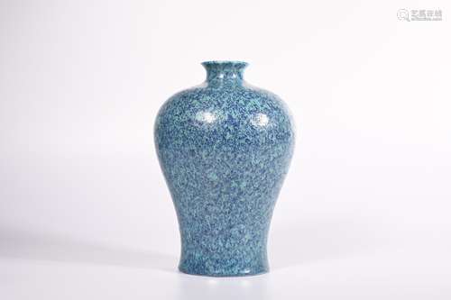 CHINESE ROBIN'S EGG GLAZED PORCELAIN VASE