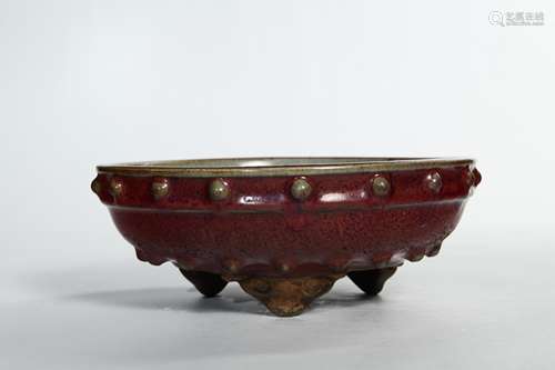 A JUN KILN PORCELAIN BASIN