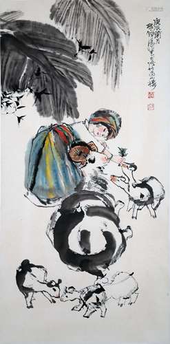 CHINESE INK AND COLOR PAINTING, CHENG SHIFA MARK