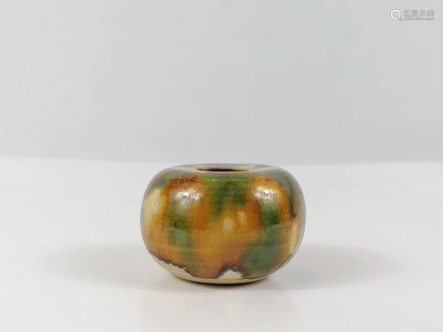 A Small Sancai-Glazed waterpot