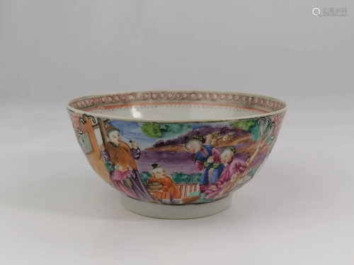 A Chinese famille rose porcelain bowl